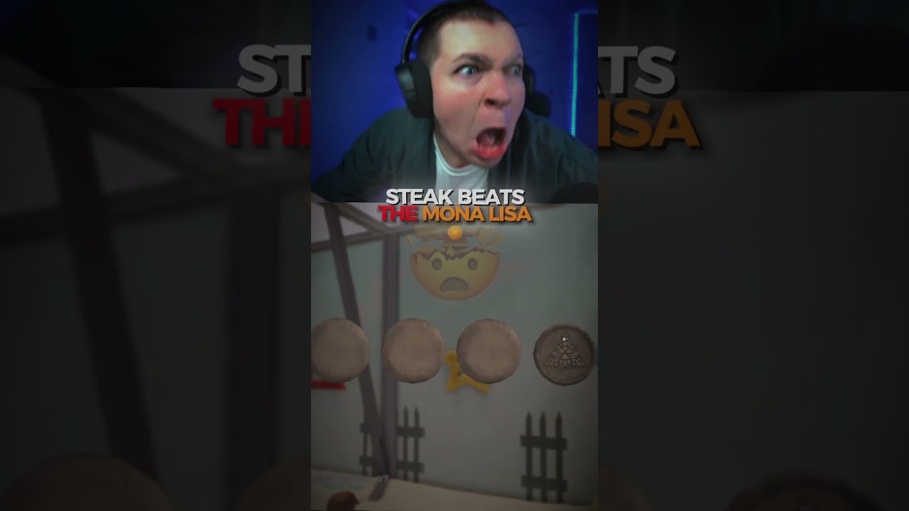 Steak COMPLETES the Mona Lisa in Roblox shrimp game..