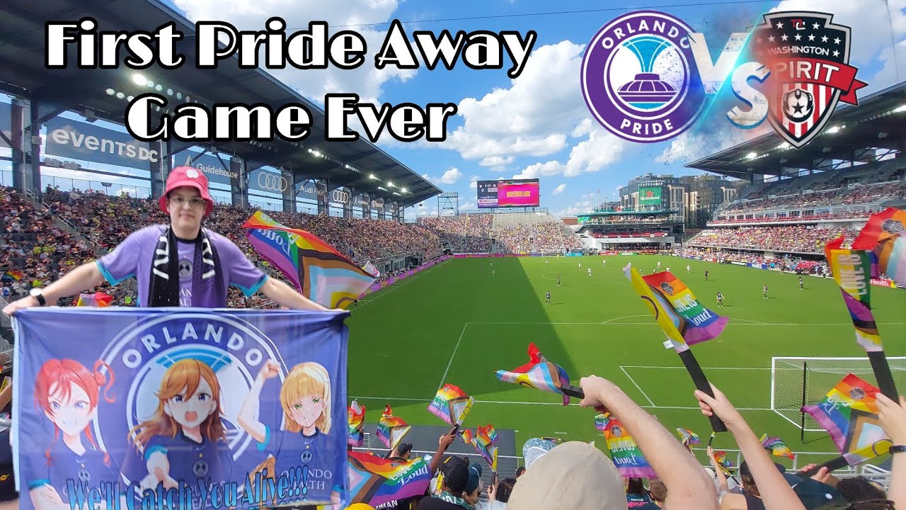 First Pride Away Game | Orlando Pride vs. Washington Spirit vlog 8/23/26