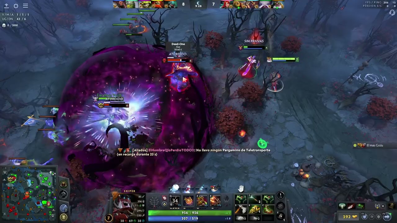 Sniper Dota 2  5000 mmr full gameplay !!
