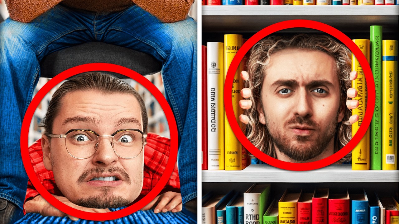 CACHE CACHE DANS UNE BIBLIOTHÈQUE (MAIS fais pas de bruit)