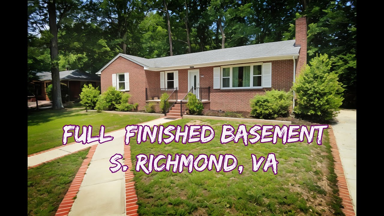 All Brick 3 BDRM w/ HUGE Basement for Sale  S. Richmond, VA +$415K+