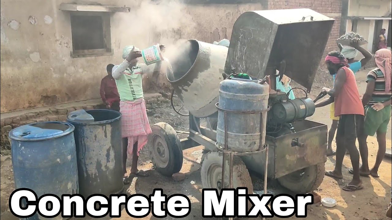 Concrete Mixer Machine video , (site visit)