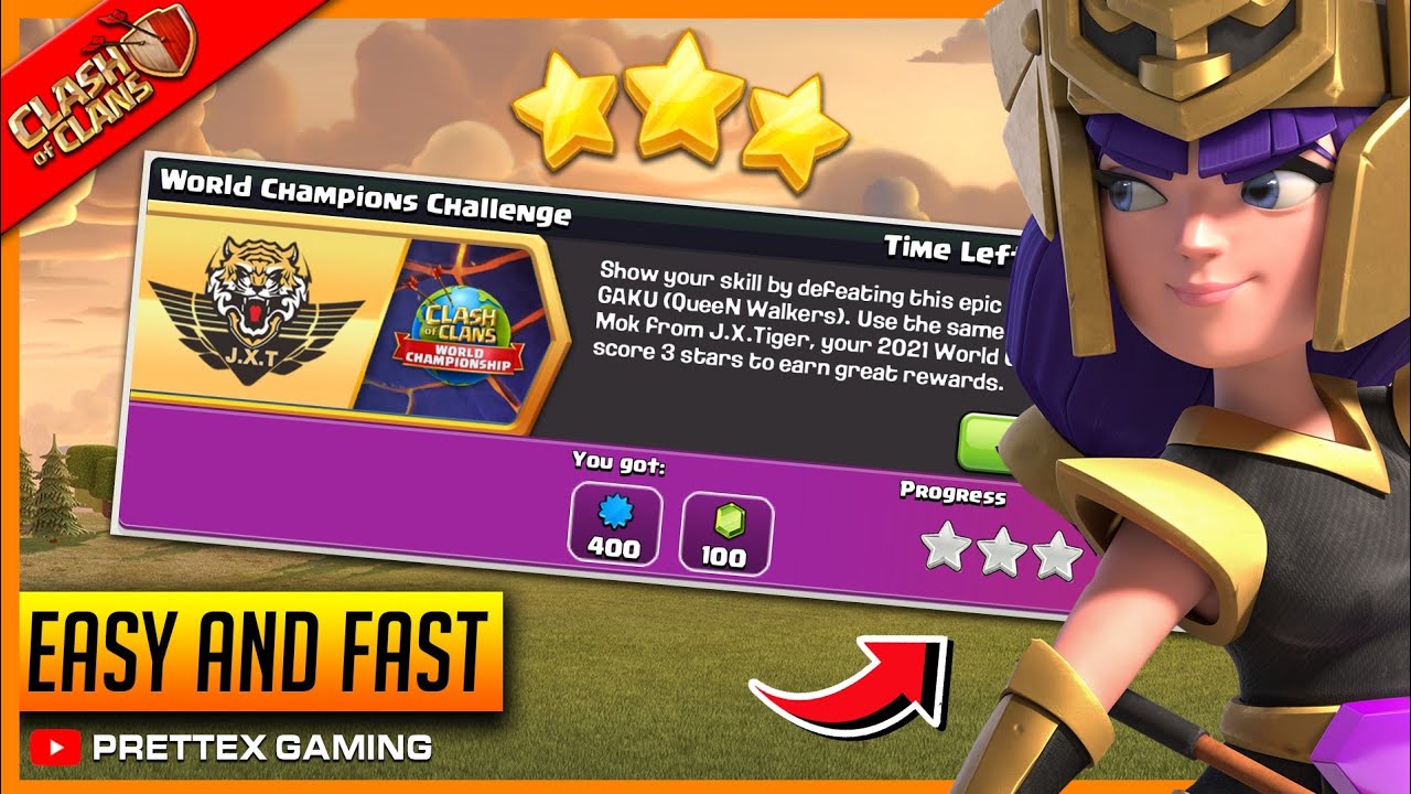 How to Easily 3 Star World Champions Challenge Event in coc | Coc New Event Attack | Coc