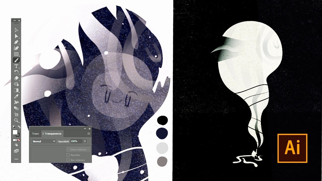 CREA EFECTOS para tus DIBUJOS con ILLUSTRATOR - Andreaga