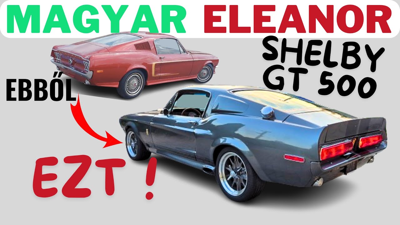 Épített ELEANOR_ Shelby GT500 Mustang: moziban és itthon.