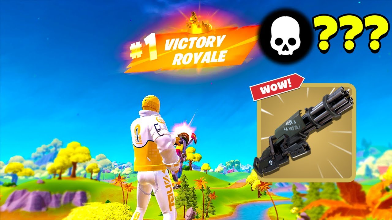 *MINIGUN ONLY* High Elimination Solo Zero Builds (Fortnite Chapter 2 Remix)