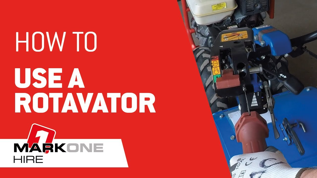 How to use a Rotavator - Camon C8 | Mark One Hire