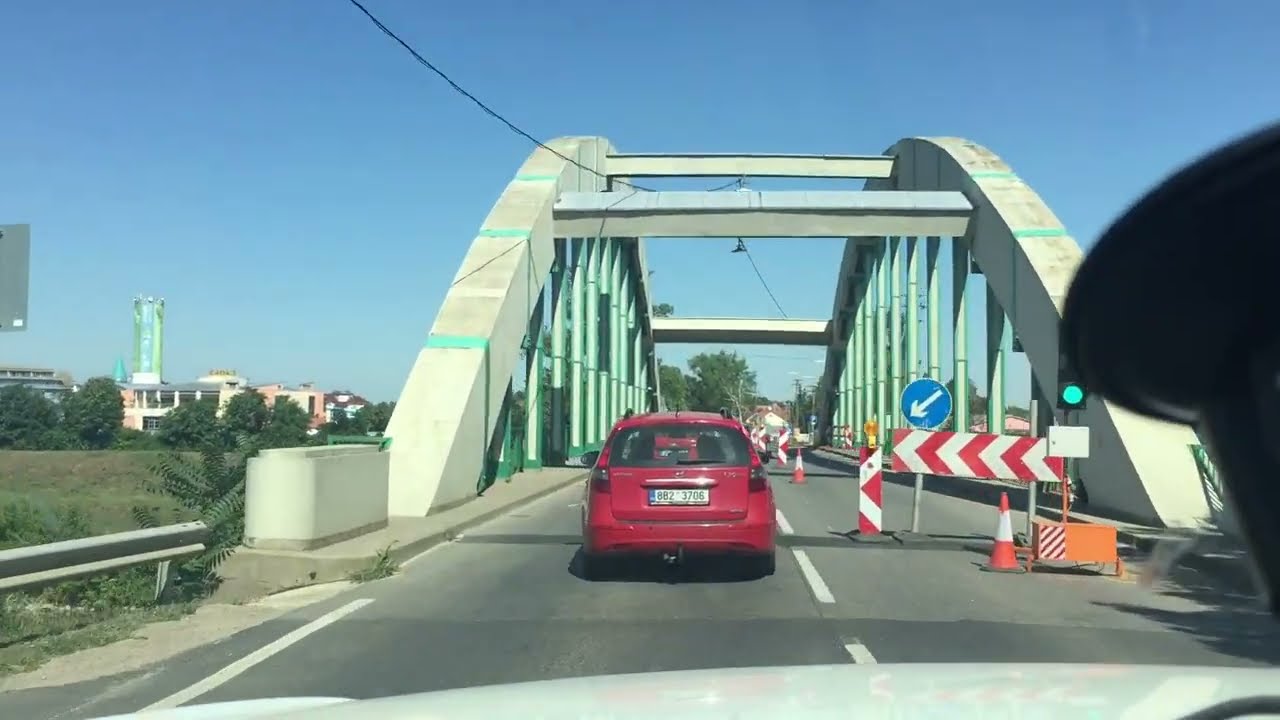 Driving in Hungary - Sárvár tour westbound