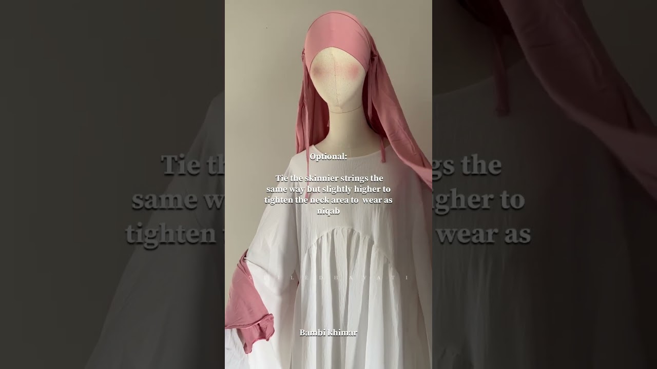 How to wear khimar | Tutorial 💘