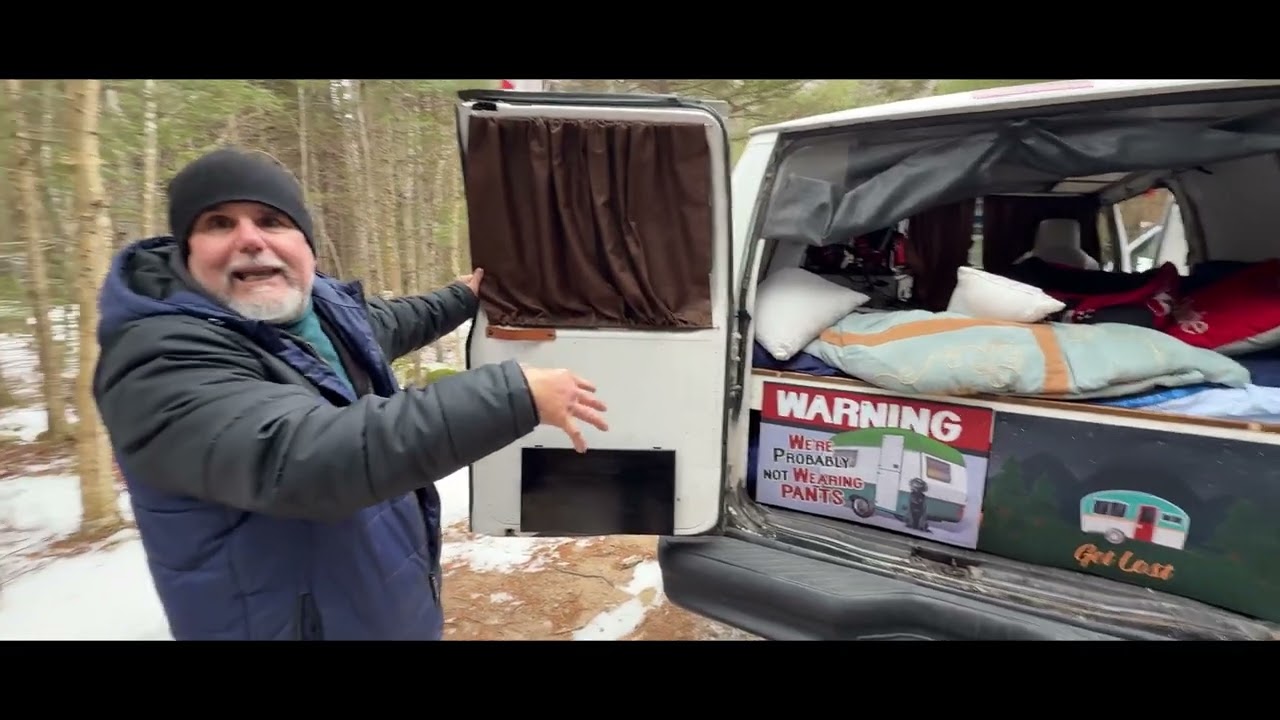 ICE Tent Winter Camping with Diesel Heater