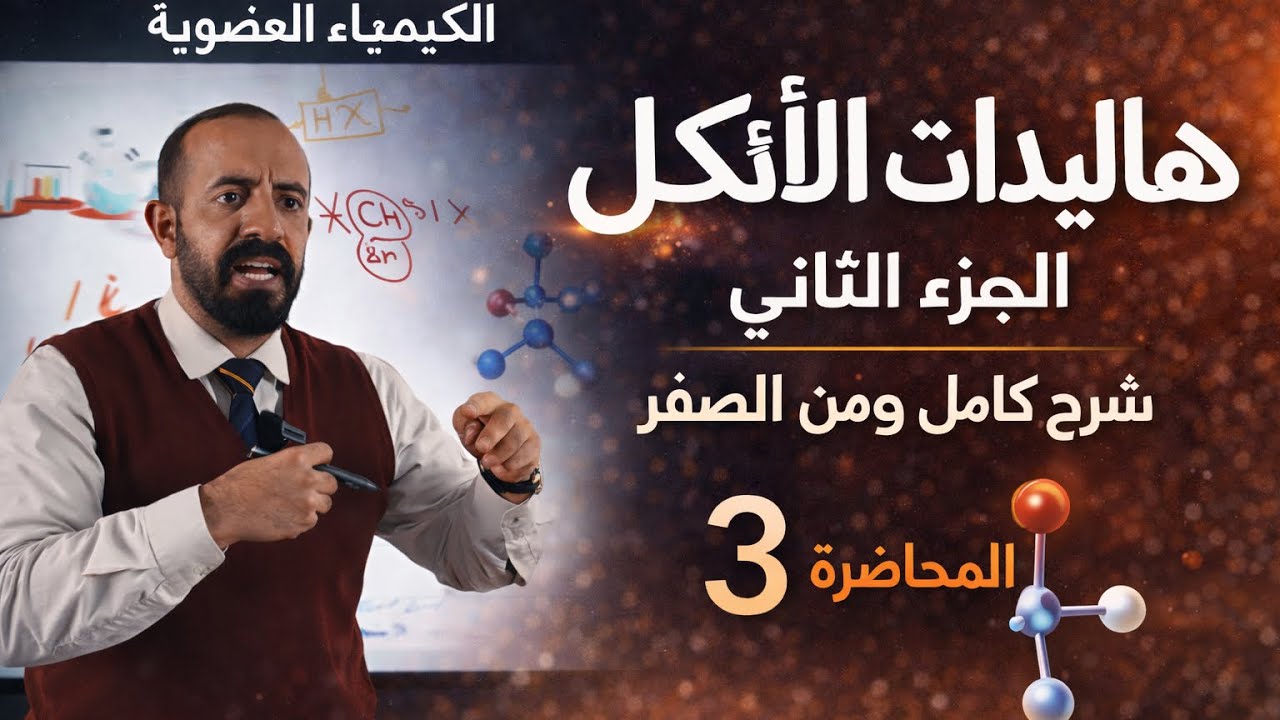 الكيمياء العضوية // هاليدات الالكيل الجزء الثاني  // شرح من الصفر // دفعة 26