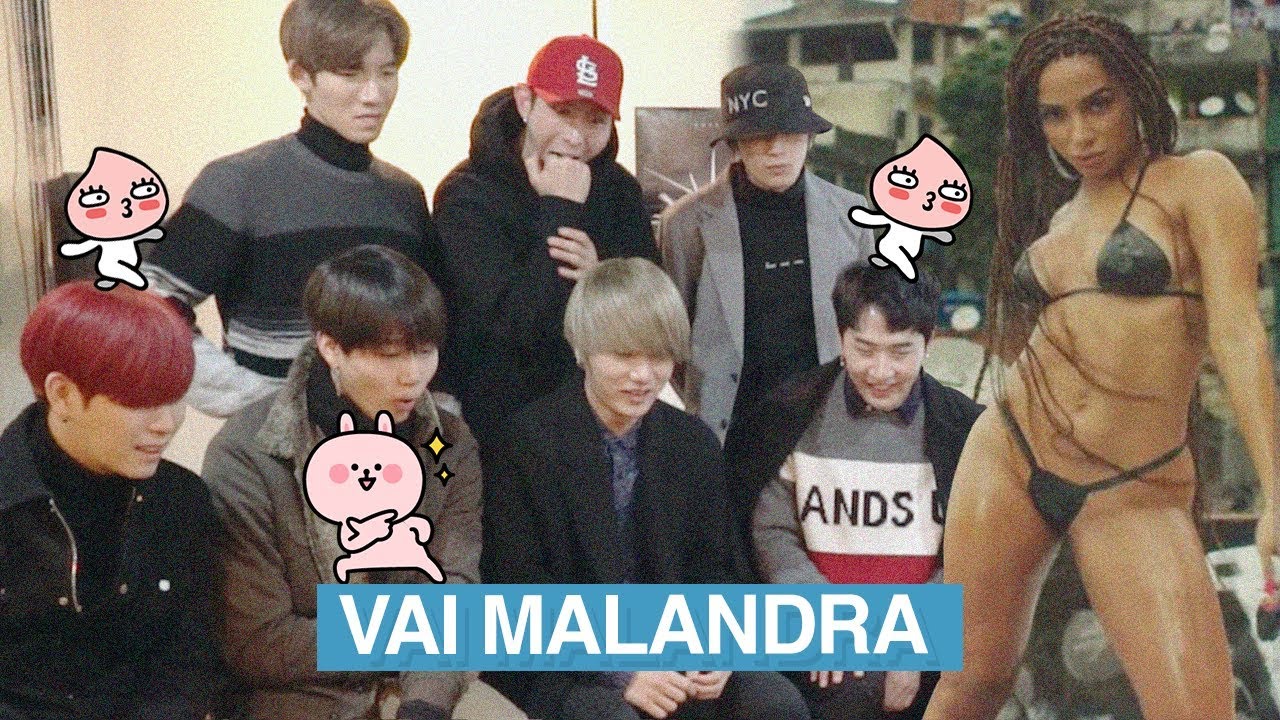 IDOLS COREANOS REAGINDO A ANITTA - VAI MALANDRA feat. BLANC7