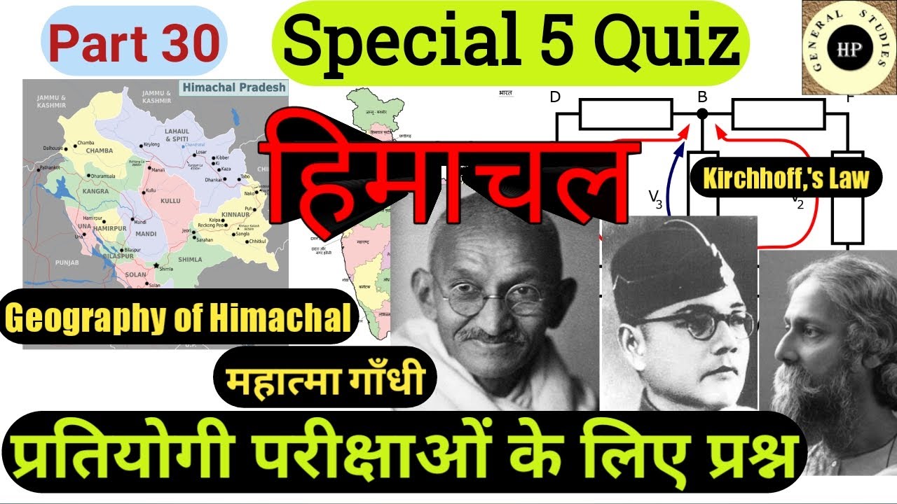 Geography of Himachal | Himachal geographical extent  | Gandhi for Himachal | Special 5 part 30 HPGS