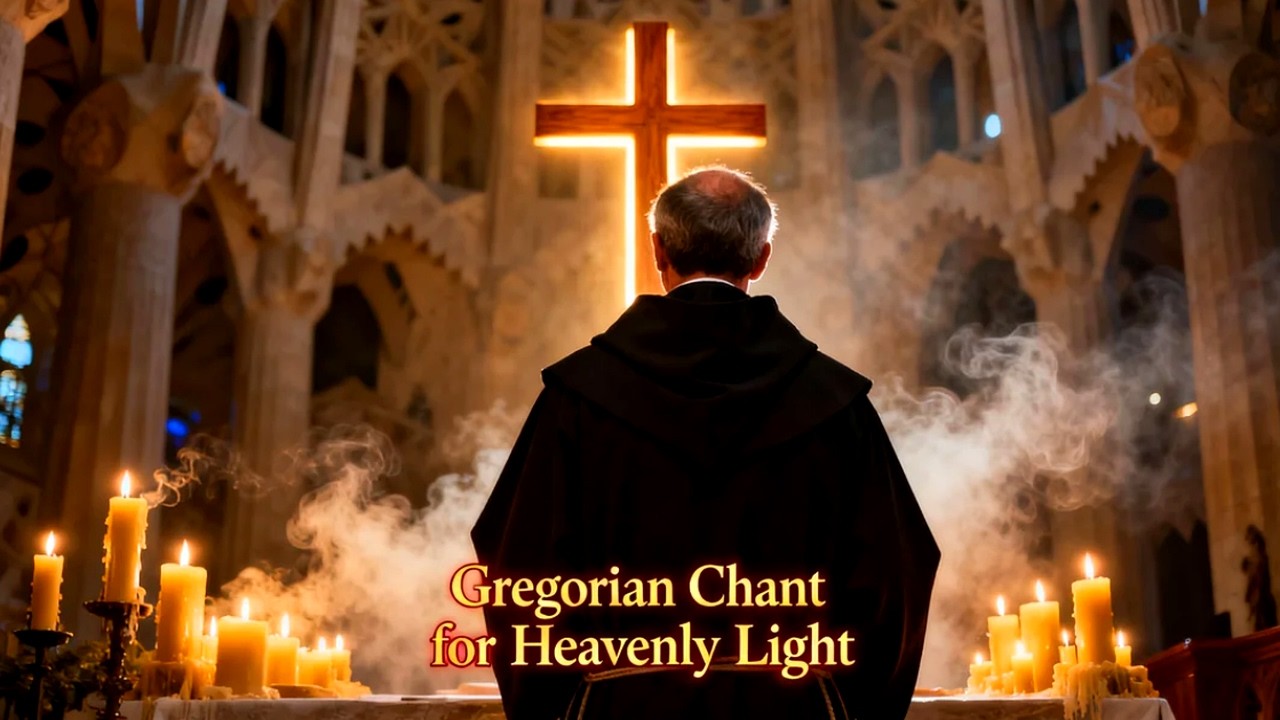Gregorian Chant for Healing Sleep and Sacred Light | Benedictine Ambience and Holy Calm