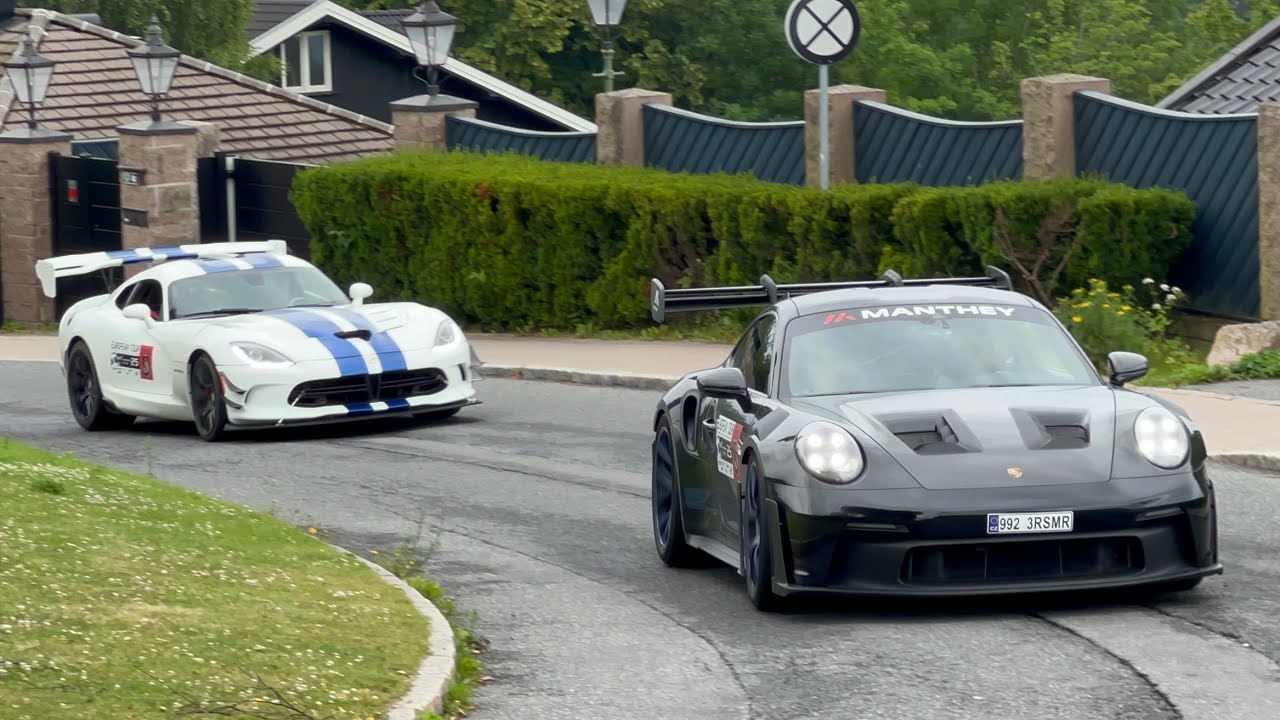 Supercar Convoy Taking Over Oslo | Supercars in Norway July 2025