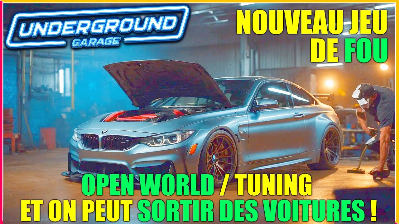 😲 CE NOUVEAU JEU DE TUNING EST FOU ! UNDERGROUND GARAGE