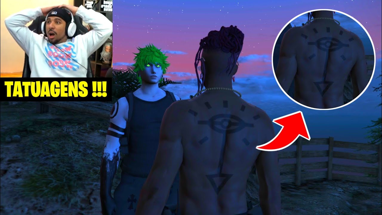 PIUZINHO FICOU SURPRESO COM O PASSADO DO RASTA LOVE NO GTA