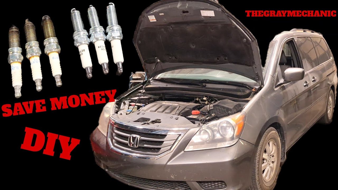 How to change Spark Plugs. (09 Honda Odyssey) 3.5L V6 DIY