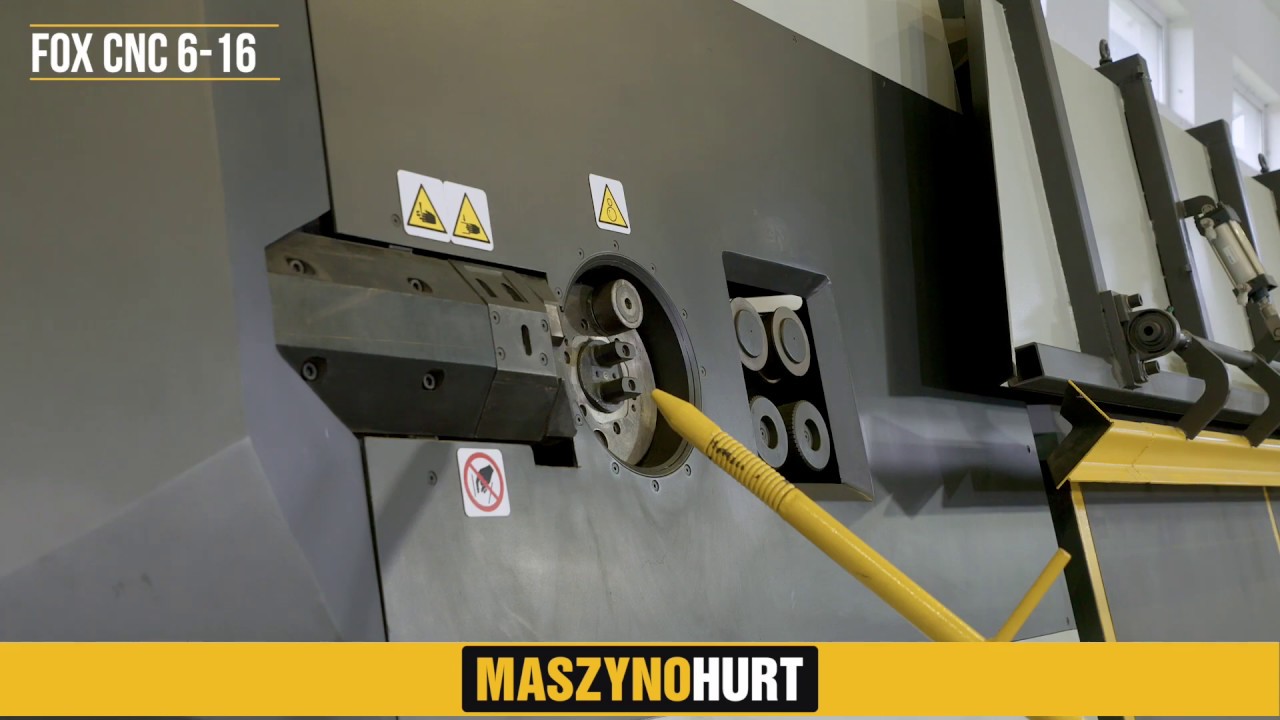 Automat - prefabrykacja stali-FOX CNC 6-16 -MASZYNOHURT