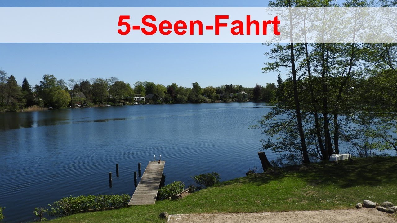 5-Seen-Fahrt - mit dem Schiff in der Holsteinischen Schweiz unterwegs