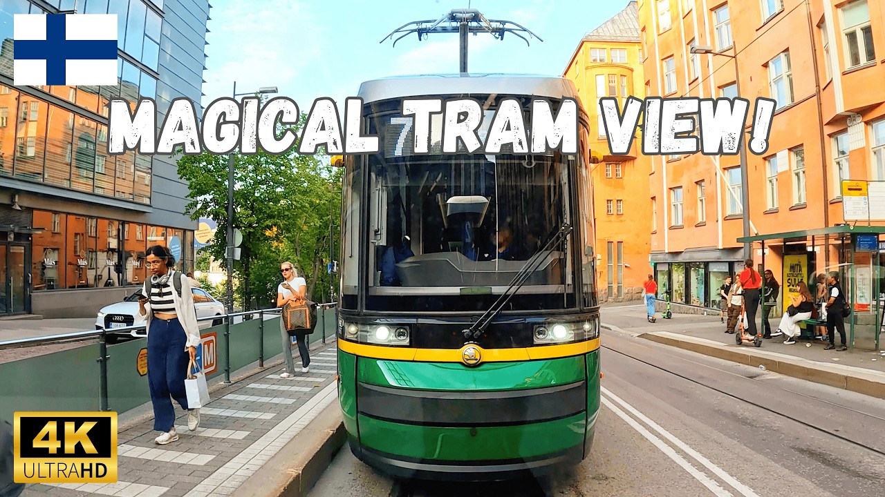 Tram Tour of Helsinki: A 4K Journey Through Finland's Capital