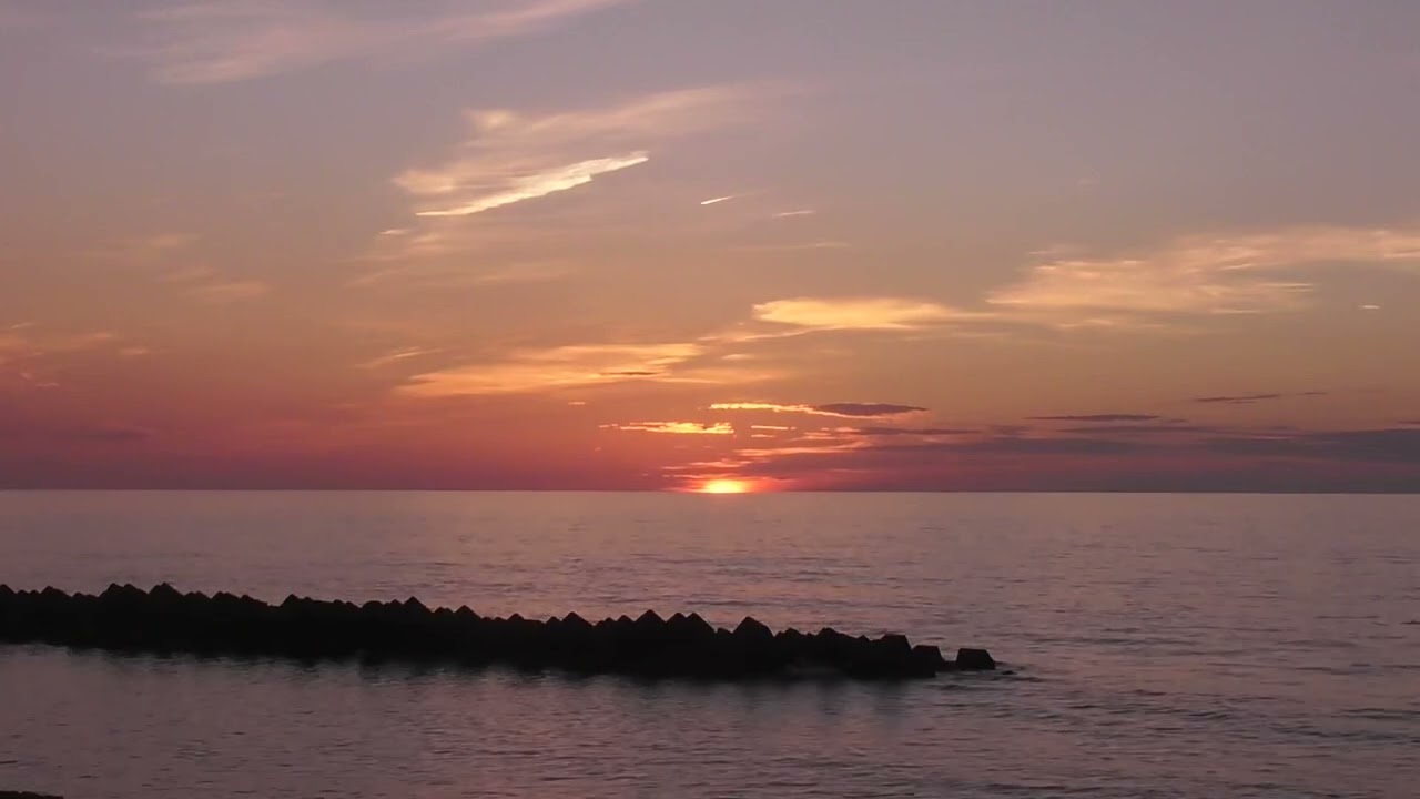 9月16日　日本海の地球ドラマ　息をのむ光景