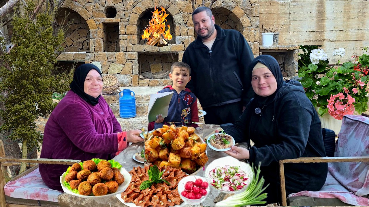 أكلات تراثية تقليدية صحية من مطبخ الريف اللبناني🇱🇧كبة البطاطا ( عكة البطاطا) على نار الحطب 🔥