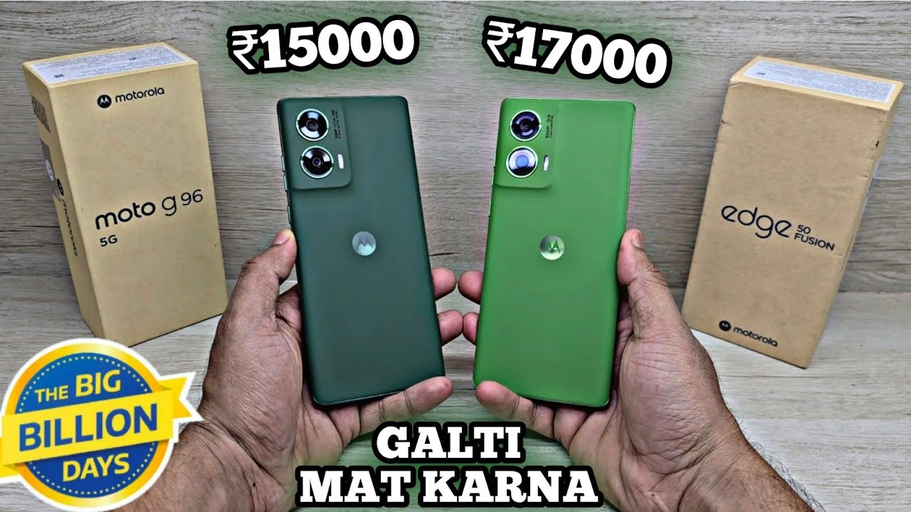 Moto G96 5G vs Moto Edge 50 Fusion 5G - Which Should You Buy ?