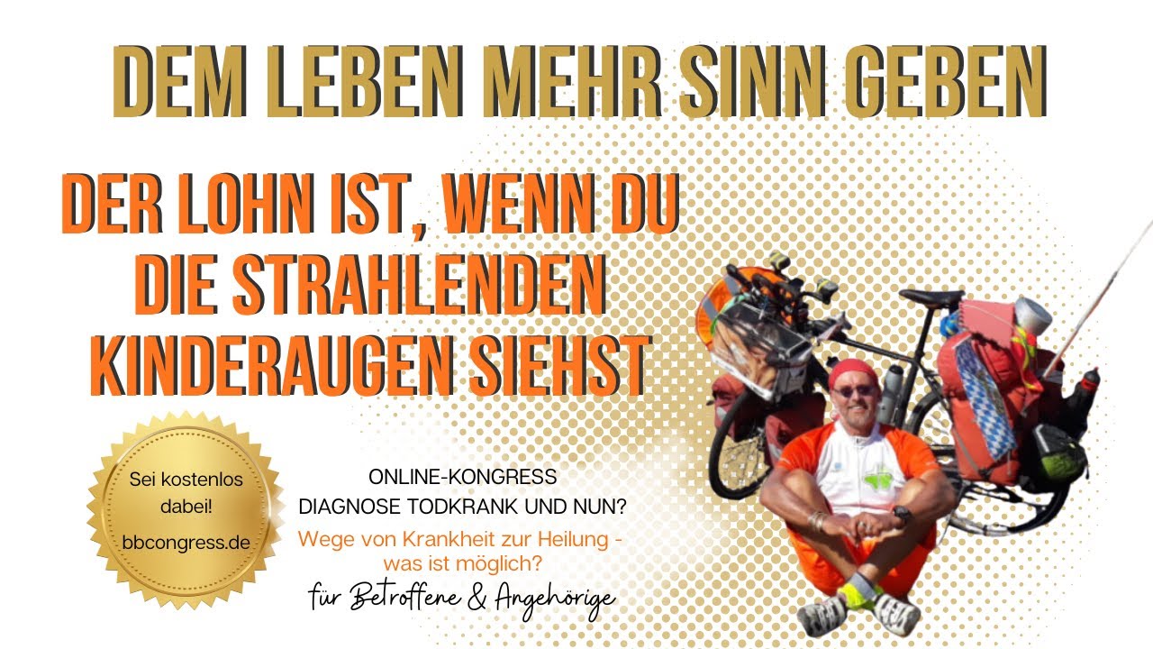 Mit dem Fahrrad für kranke Kinder – Jörg Richter über Lebensfreude, Nähe und Prioritäten