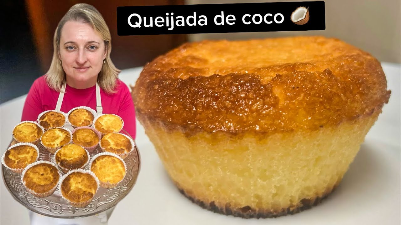 Receita de QUEIJADA DE COCO 🥥 ! Uma das melhores receitas que já fiz!