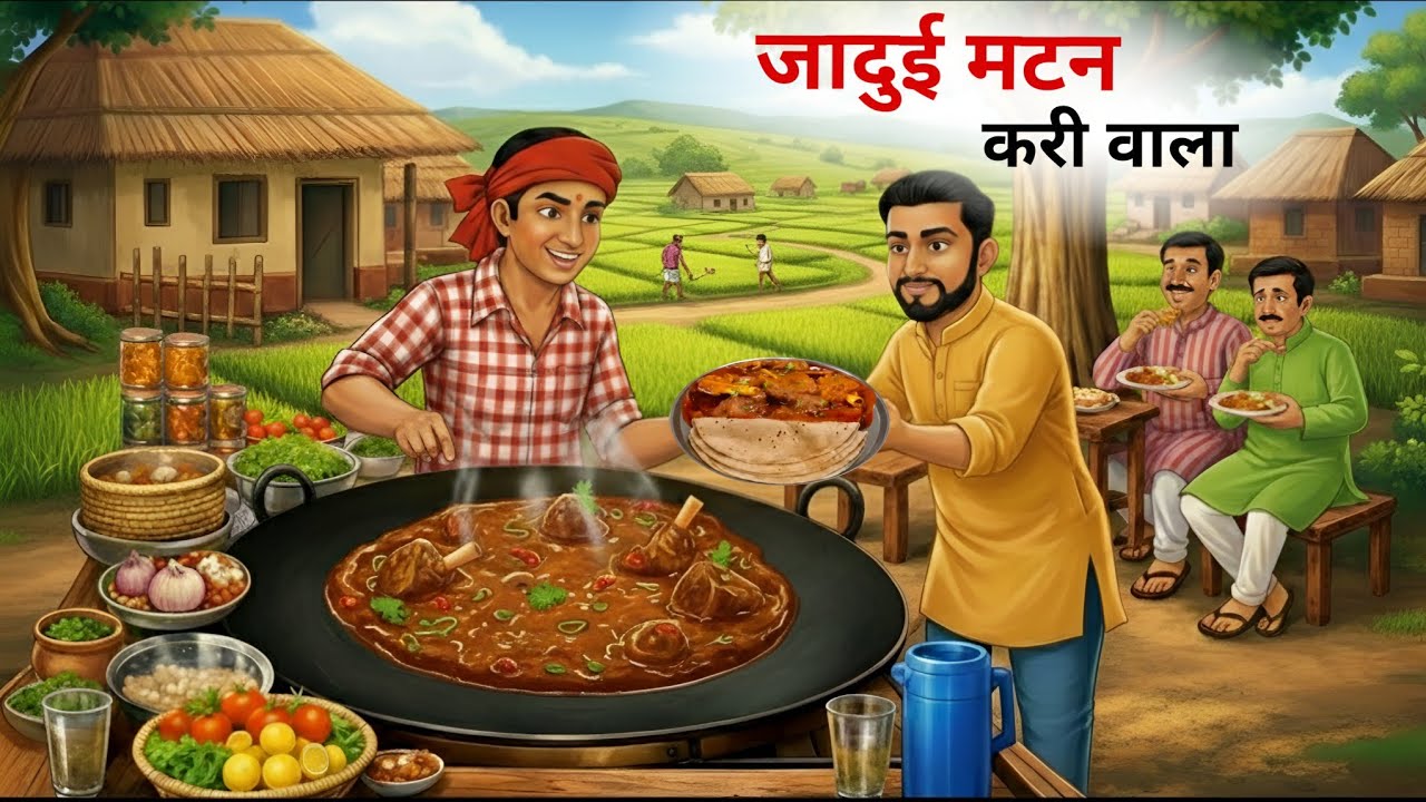 जादुई मटन करी वाला  | jadaui mutton curry wala | cartoon Video | hindi kahani | kahaniyan