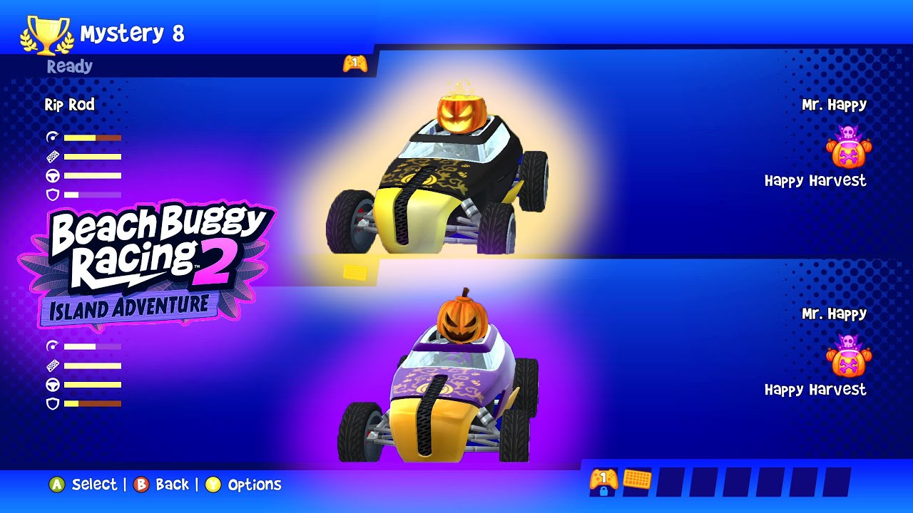 Mr. Happy New Outfit vs Mr. Happy - Rip Rod - Beach Buggy Racing 2 Island Adventure