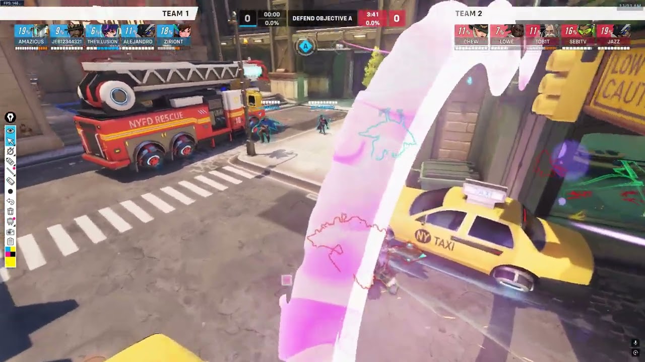Dva/Reinhardt, Platinum 5, Midtown (Ziriont) [Dva vs. Rein, Rein vs. Rein, three keys to offense]
