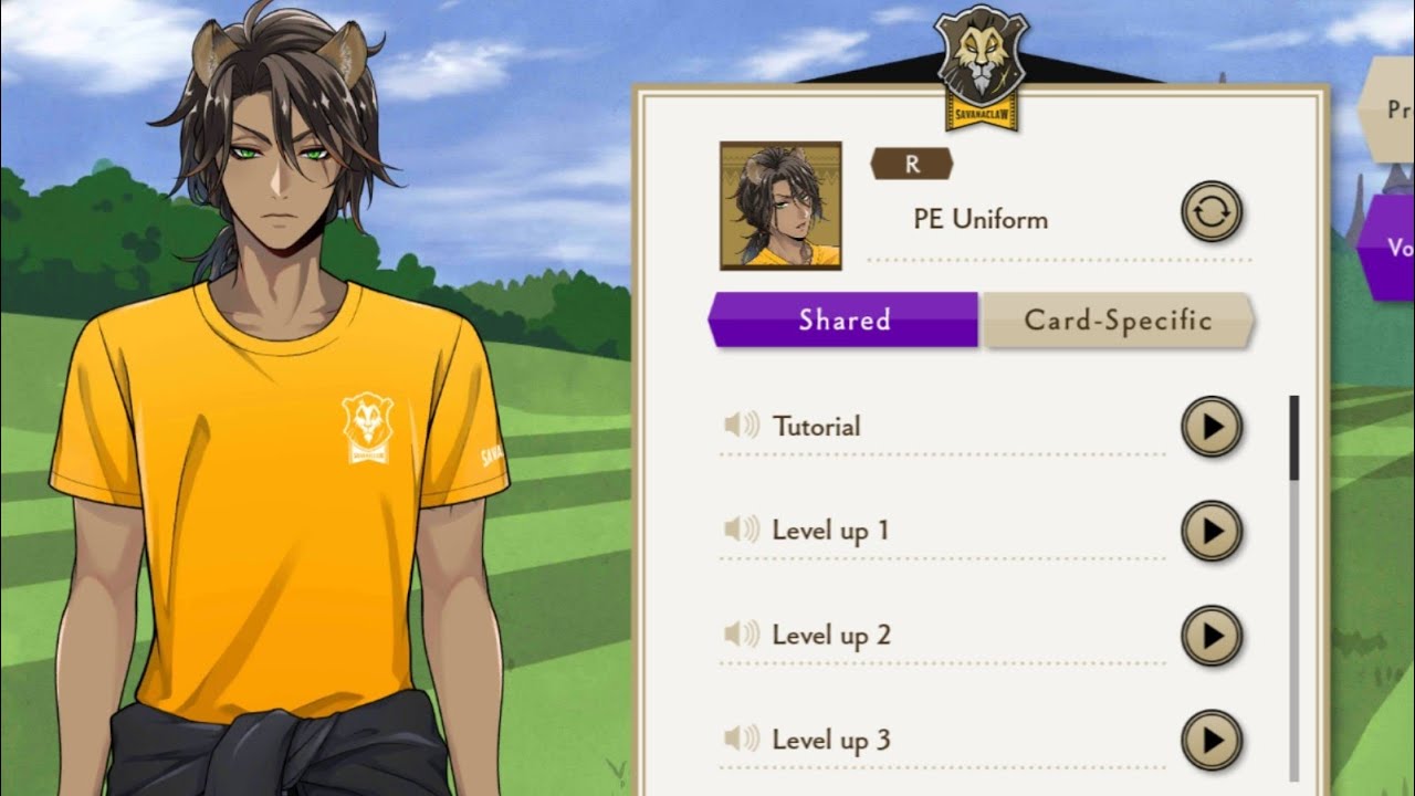 [Twisted Wonderland] Leona Kingscholar PE Uniform Voice Lines