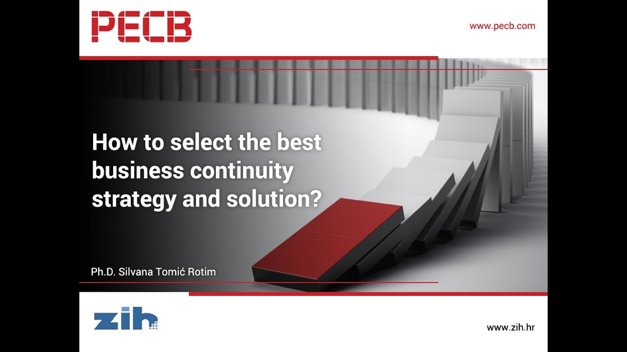 How to Select the Best Business Continuity Strategy and Solution?
