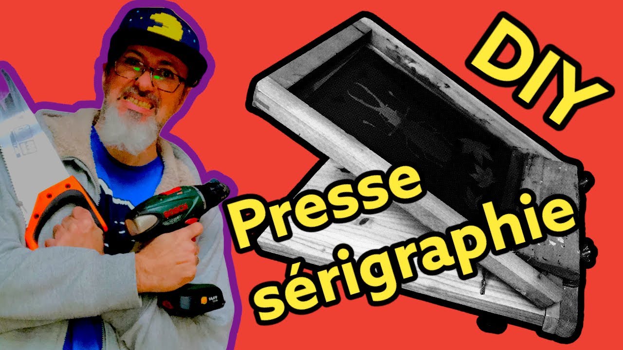 Apprendre la sérigraphie Ep4 : se fabriquer une presse à sérigraphie