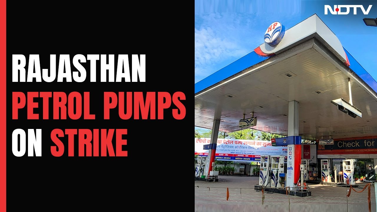 Petrol Pumps In Rajasthan Begin Indefinite Strike Demanding Tax Reduction
