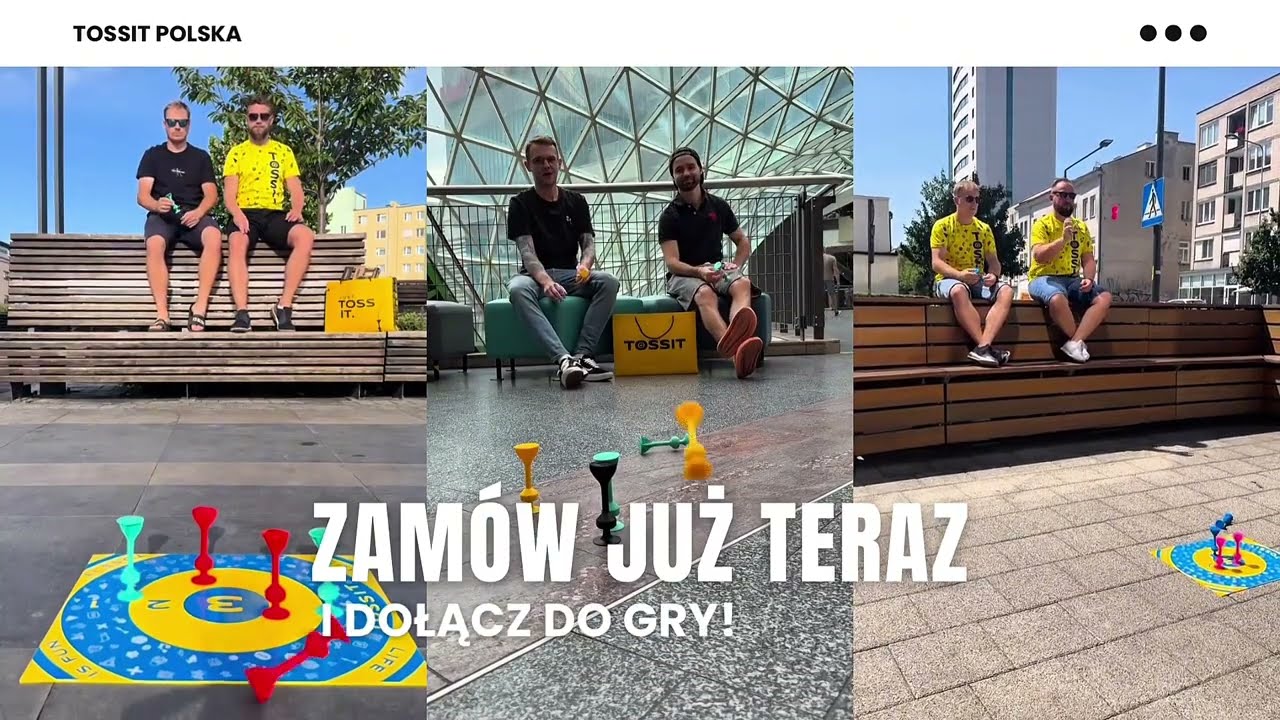 TOSSIT &ndash; nowa gra dla dzieci i dorosłych 🎉 Zastąpi plansz&oacute;wki i rozrusza każdą ekipę