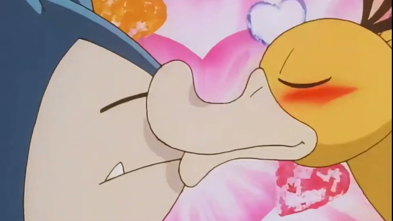 Misty's Psyduck kiss 💋 Ash's snorlax😂😂😻|| Psyduck funniest moment ever🔥😂😂😂