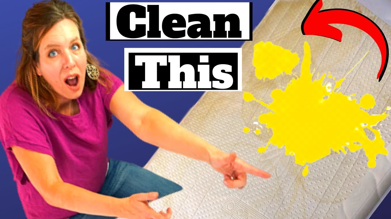 How to Clean a Mattress! Sweat, Smell, Stains, Grease and Urine!!