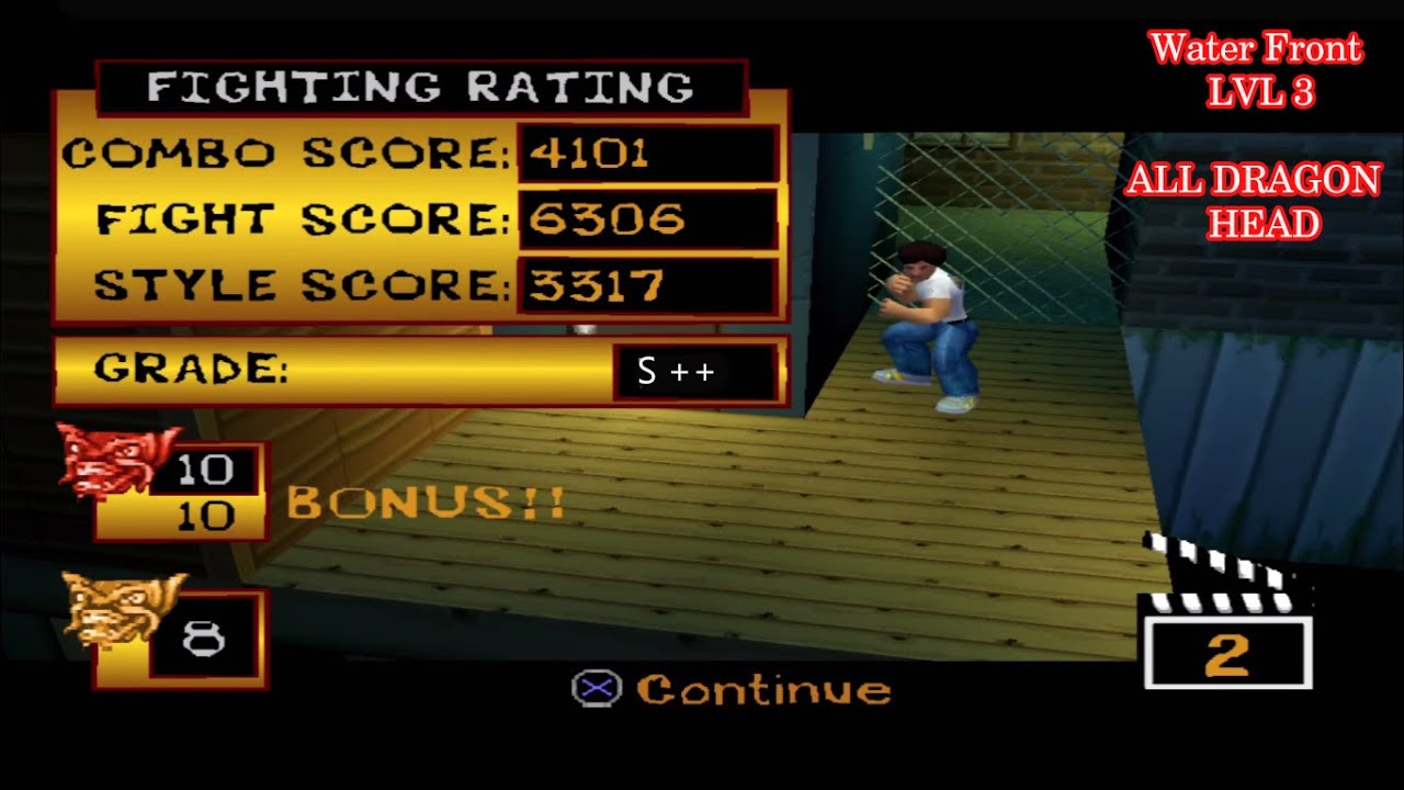 Jackie Chan Stunt Master - Water Front Level 3 [ HD ] [PSX EMULATOR ]