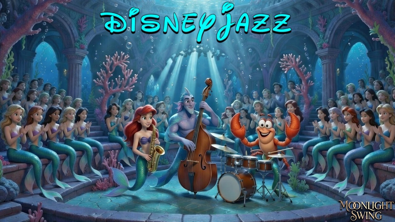 Disney Jazz – The Little Mermaid ✨ Ariel’s Underwater Swing Ambience