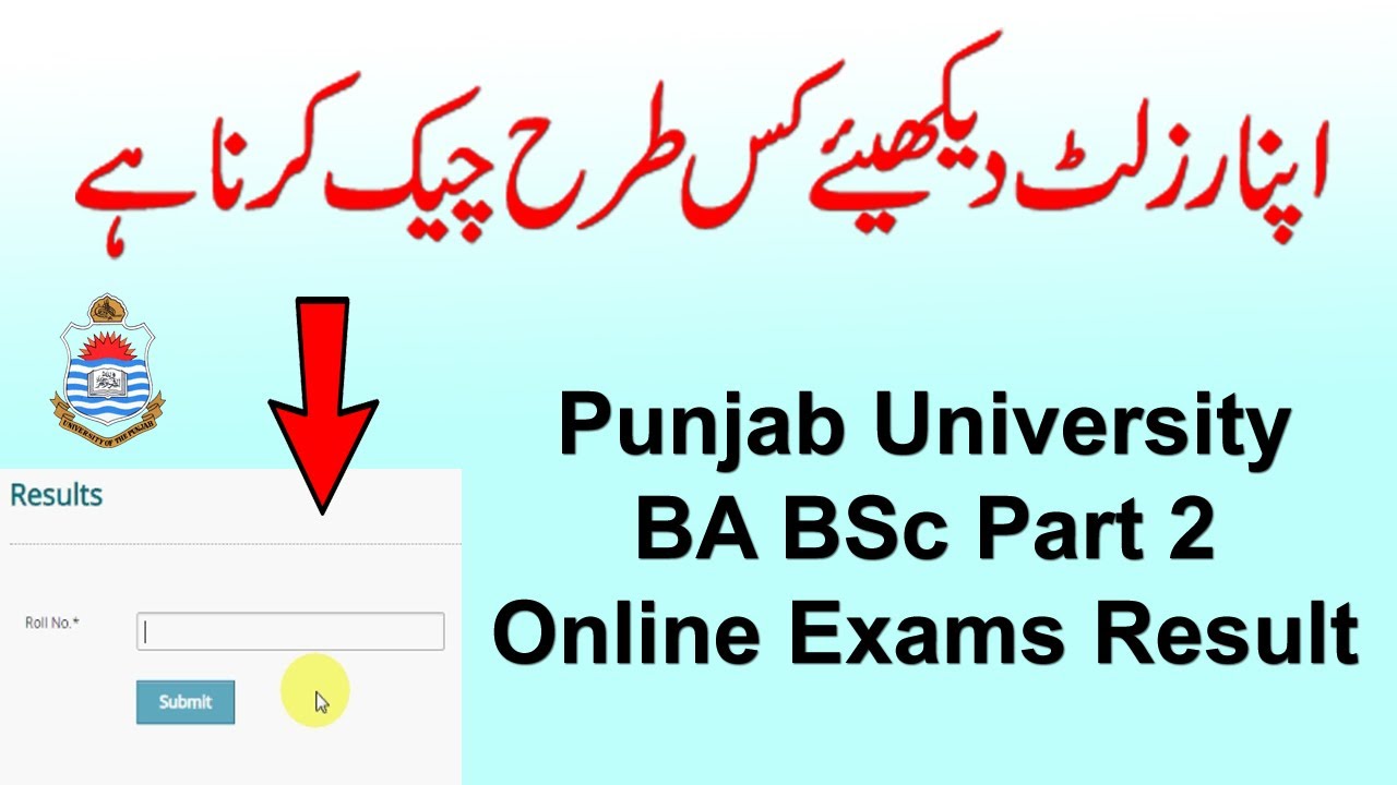 How to Check BA BSc Part 2 Online Exam Result | Punjab University BA BSc Online Exam Result 2020