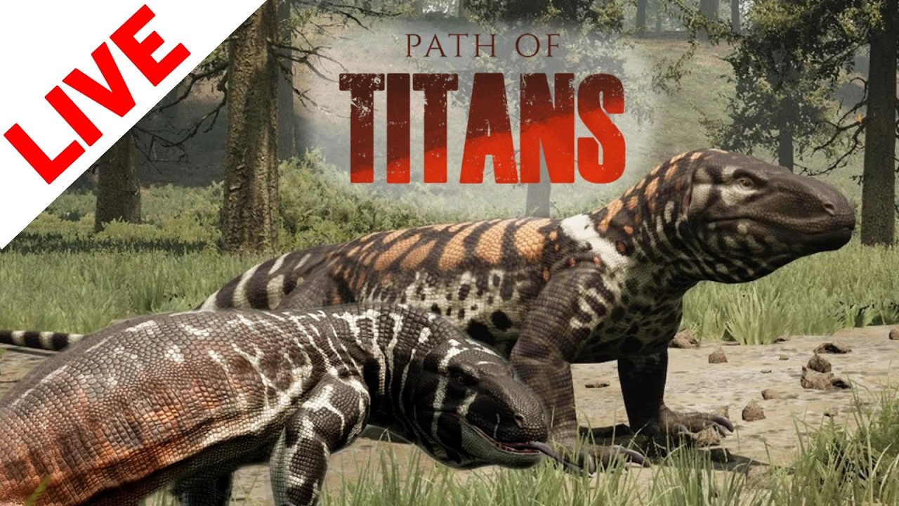 🦎It's Lizard Lizard Time!!!🦎Surviving As A Megalania | Path Of Titans