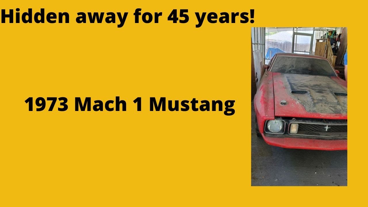 Ford Mustang Mach 1 1973 года выпуска с очень малым пробегом.