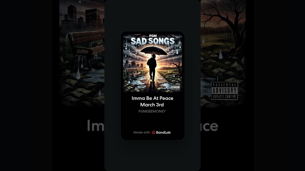 I'mma Be At Peace March 3rd