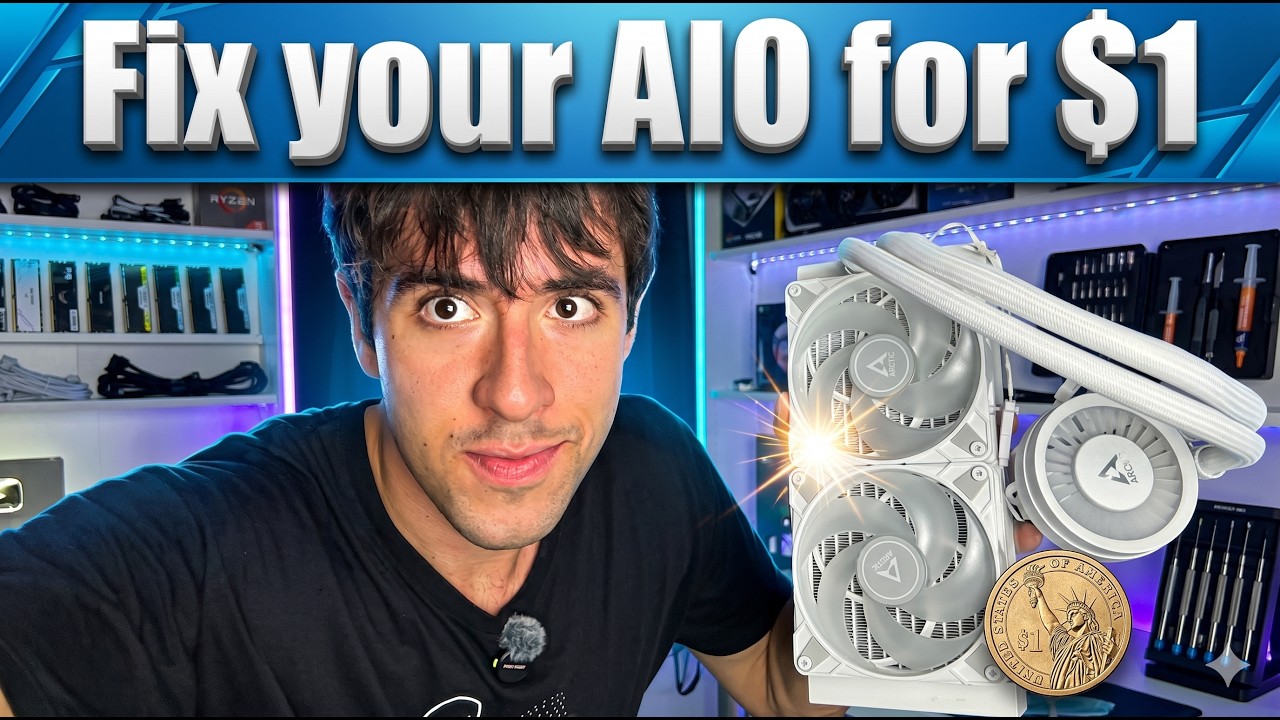 Fix Your Broken AIO Watercooler for $1 💧 Easy AIO Refill & Repair Guide (2025)