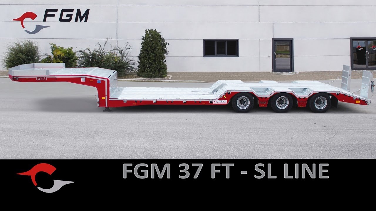 Semitrailer FGM 37 FT Foresty Machines - SL LINE