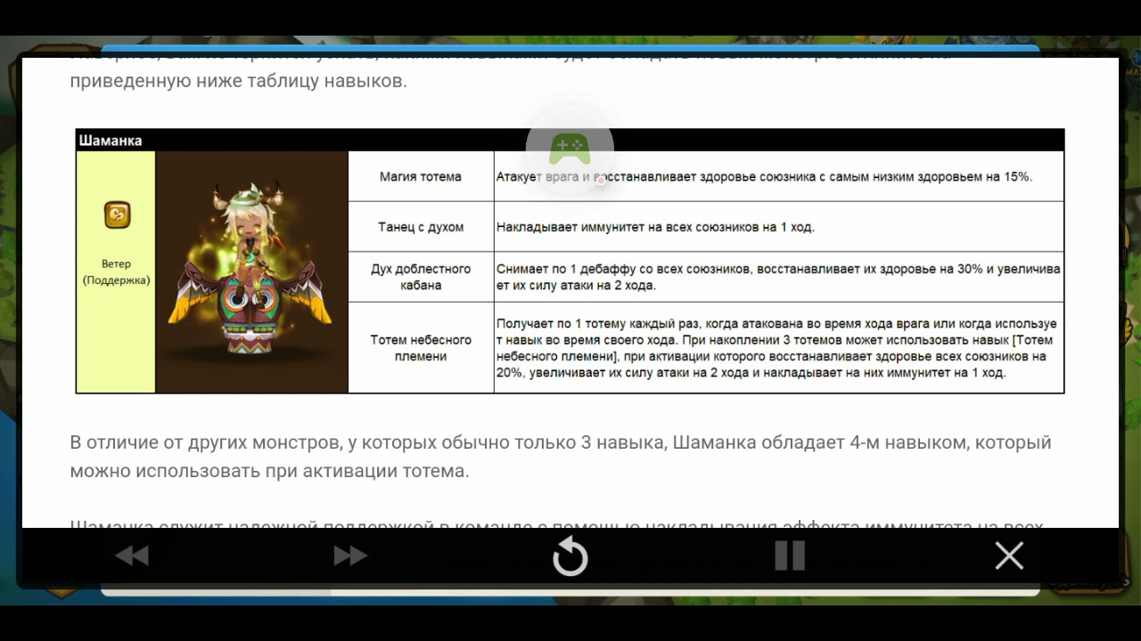 обзор на шаманку ветра