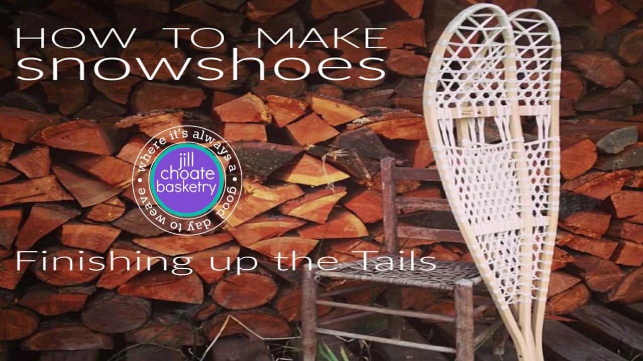 How to weave Snowshoes - a beginners guide  No  2